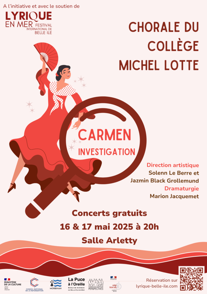 Affiche chorale Carmen Investigation